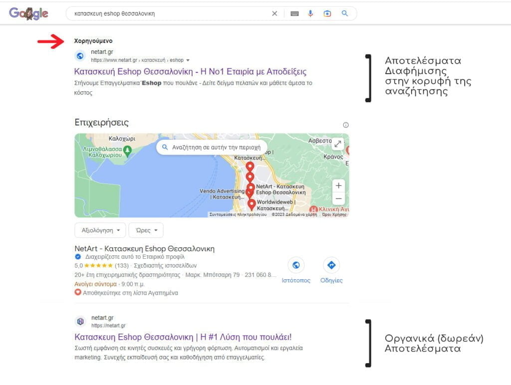 Διαφήμιση Google Θεσσαλονίκη