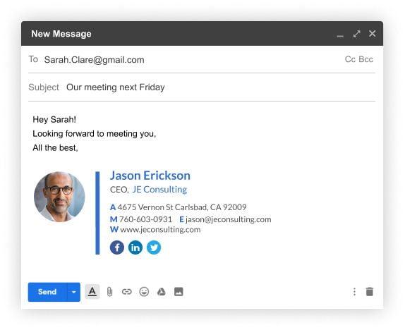 Συμβουλές για επαγγελματική υπογραφή email