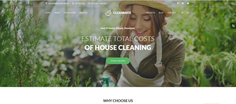 Κατασκευή Ιστοσελίδας για Καθάρισμους Σπιτιού