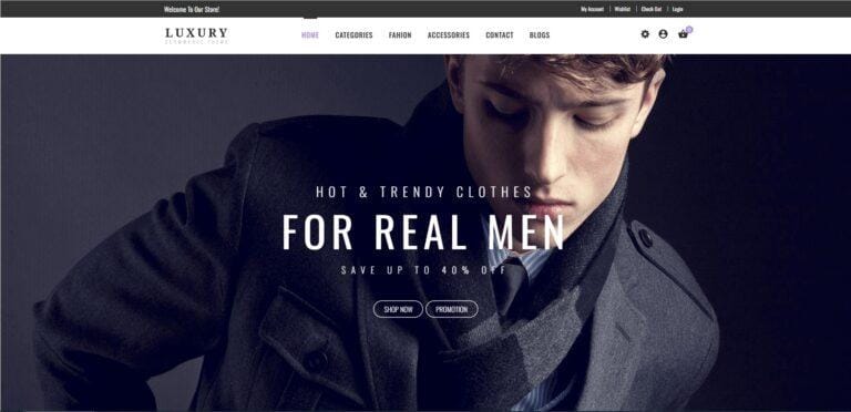 Κατασκευή Eshop για Luxury Μαγαζί με Ρούχα