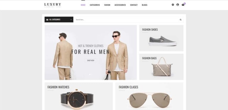 Κατασκευή Eshop για Luxury Μαγαζί με Ρούχα