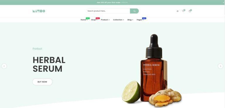 Κατασκευή Eshop για Beauty shop