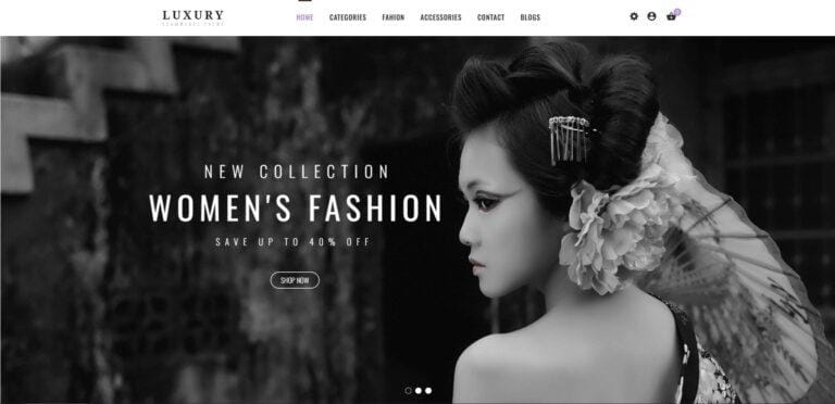 Κατασκευή Eshop για Luxury Μαγαζί με Ρούχα